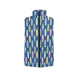 Surfboard Pattern Print Design 03 Men's Padded Vest