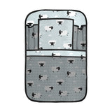 Sheep polka dot cloud pattern Car Seat Back Organizer