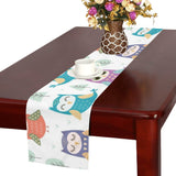 Cute owl pattern Table Runner