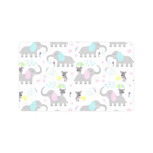 Cute elephant mouse pattern Doormat