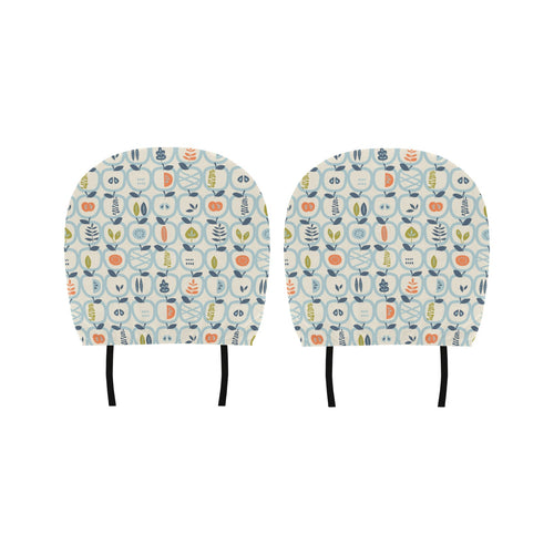 apples leaves pattern Car Headrest Cover