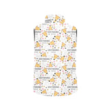 Greyhound Pattern Print Design 03 Men's Padded Vest
