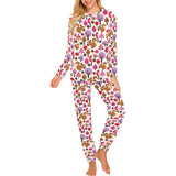 Squirrel Pattern Print Design 02 Women's All Over Print Pajama Set