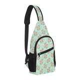 Hippopotamus Pattern Print Design 02 All Over Print Chest Bag