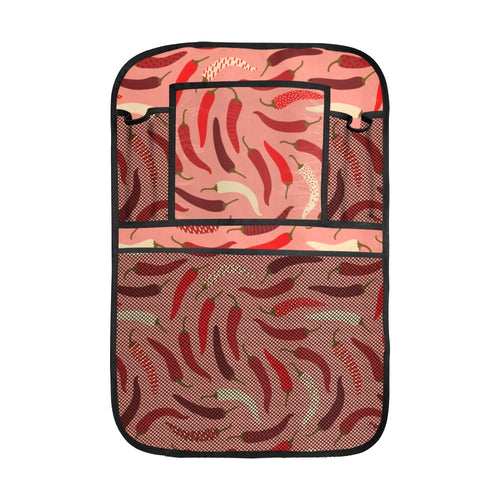 Beautiful Chili peppers pattern Car Seat Back Organizer