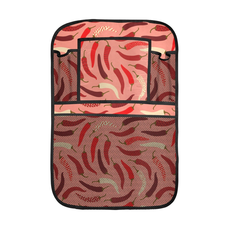 Beautiful Chili peppers pattern Car Seat Back Organizer