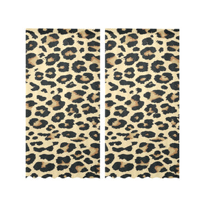 Leopard print design pattern Gauze Curtain