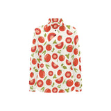 Tomato pattern Women's Long Sleeve Polo Shirt