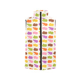 Hippopotamus Pattern Print Design 01 Women's Padded Vest