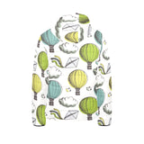 Hot Air Balloon Bird Cloud Pattern Kids' Boys' Girls' Padded Hooded Jacket