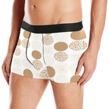Gold Texture mushroom pattern Men's All Over Print Boxer Briefs Men's Underwear