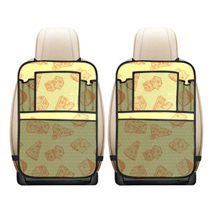 Cheese design pattern Car Seat Back Organizer