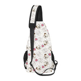 English Bulldog Pattern Print Design 01 All Over Print Chest Bag