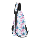 Hummingbird Pattern Print Design 02 All Over Print Chest Bag