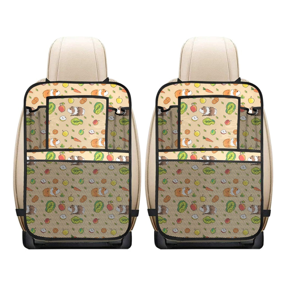 Guinea Pig Pattern Print Design 05 Car Seat Back Organizer