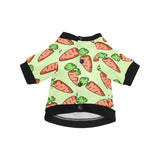 Carrot Pattern Print Design 05 All Over Print Pet Dog Round Neck Fuzzy Shirt