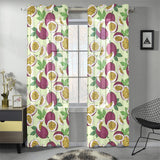 Paassion fruit pattern Gauze Curtain