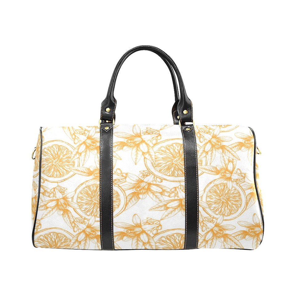 hand drawn orange fruit pattern Travel Bag