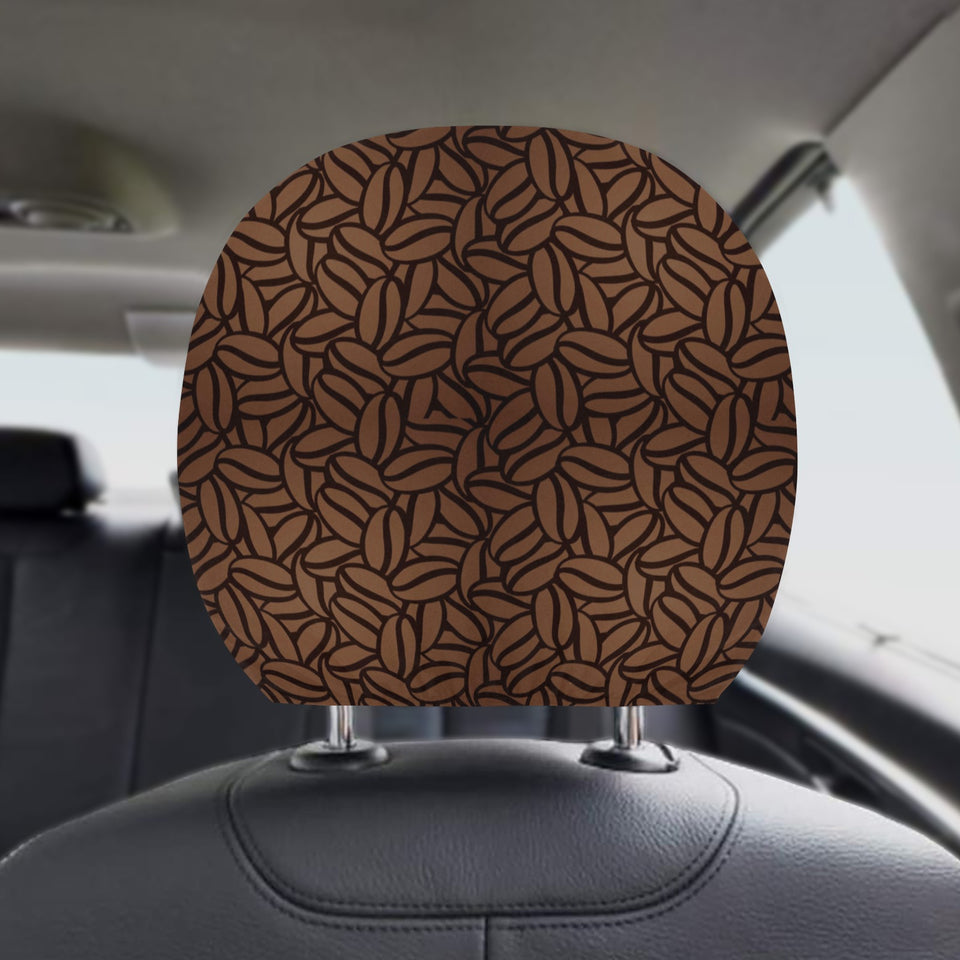 coffee bean pattern Car Headrest Cover