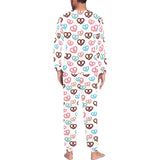 Pretzels Pattern Print Design 04 Men's All Over Print Pajama