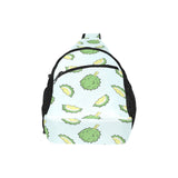 Durian pattern blue background All Over Print Chest Bag