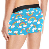 Rainbows Sky Clouds Pattern Men's All Over Print Boxer Briefs Men's Underwear