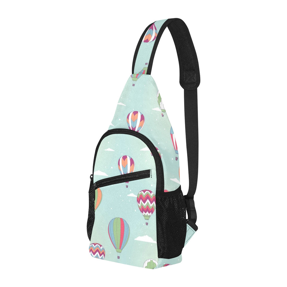 Hot Air Balloon design Pattern All Over Print Chest Bag