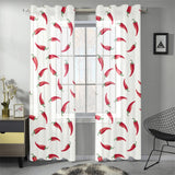 Chili peppers pattern Gauze Curtain