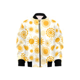 Sun design pattern Kids' Boys' Girls' Bomber Jacket