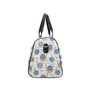 Snail Pattern Print Design 05 Travel Bag