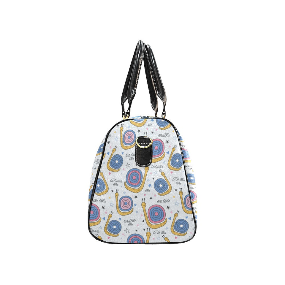 Snail Pattern Print Design 05 Travel Bag