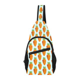 Carrot Pattern Print Design 03 All Over Print Chest Bag