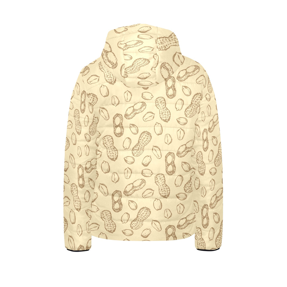 hand drawn peanuts pattern Kids' Boys' Girls' Padded Hooded Jacket