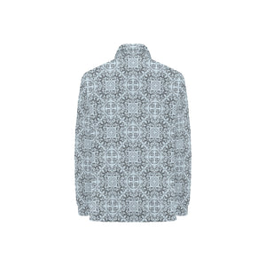 Traditional indian element pattern Women's Long Sleeve Polo Shirt