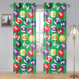 Billiard Ball Pattern Print Design 02 Gauze Curtain