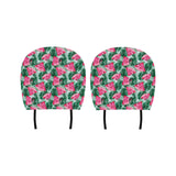 Watermelons tropical palm leaves pattern Car Headrest Cover