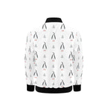 Penguin pattern Kids' Boys' Girls' Bomber Jacket