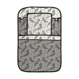 Pigeon Pattern Print Design 04 Car Seat Back Organizer