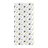 Seagull Pattern Print Design 05 Beach Towel