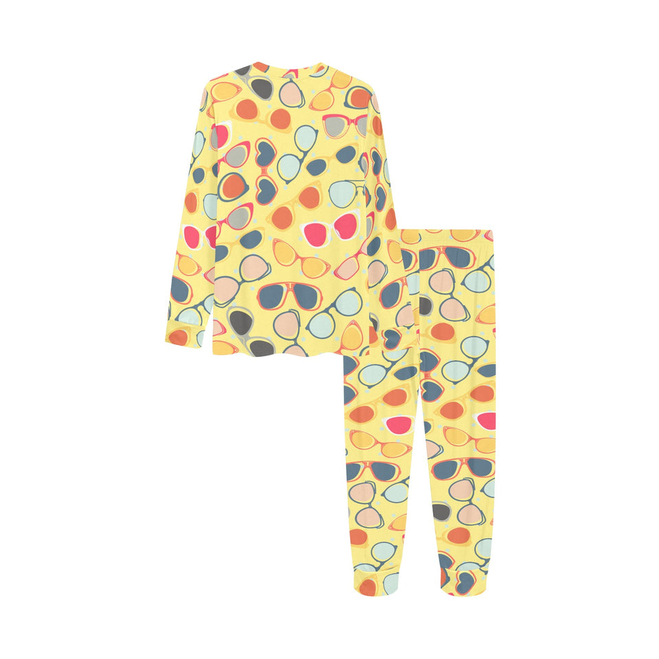 Sun Glasses Pattern Print Design 05 Kids' Boys' Girls' All Over Print Pajama Set