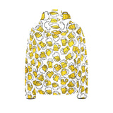 Beer design pattern Kids' Boys' Girls' Padded Hooded Jacket
