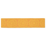 Orange traditional indian element pattern Table Runner