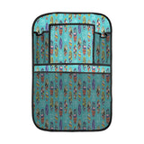 Surfboard Pattern Print Design 05 Car Seat Back Organizer