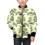 Bonsai pattern Kids' Boys' Girls' Bomber Jacket