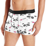 Hand Drawn faces of pandas pattern Men's All Over Print Boxer Briefs Men's Underwear