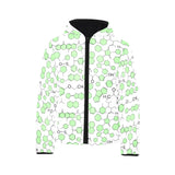 Chemistry Periodic Table Pattern Print Design 03 Kids' Boys' Girls' Padded Hooded Jacket