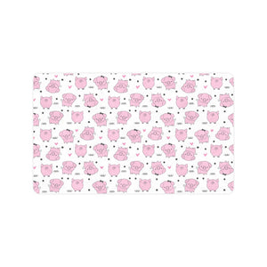 Pig Pattern Print Design 03 Doormat