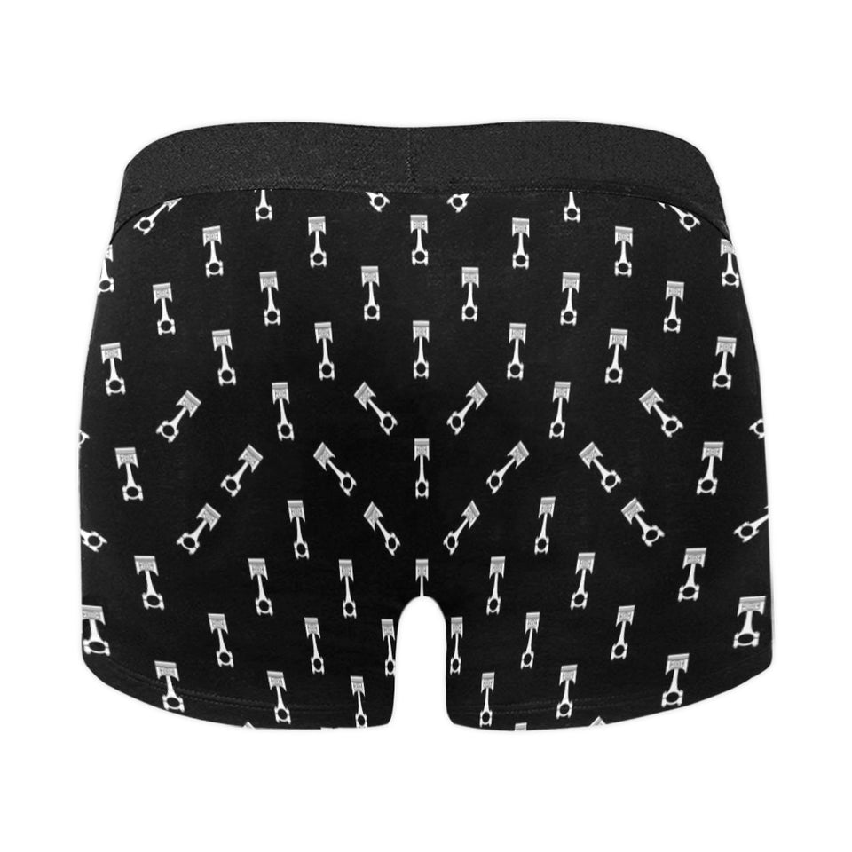 Engine Piston Black Theme Pattern Print Design 03 Men's All Over Print Boxer Briefs Men's Underwear