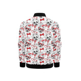 Yorkshire Terrier Pattern Print Design 04 Kids' Boys' Girls' Bomber Jacket