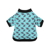 Stingray Pattern Print Design 02 All Over Print Pet Dog Round Neck Fuzzy Shirt